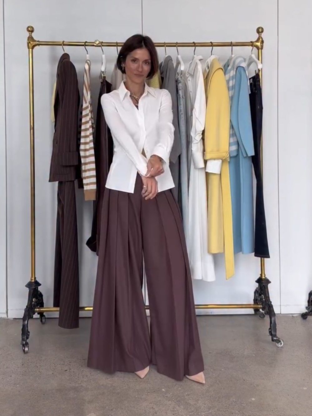SIMON PLEATED TROUSER - Picture 8 of 10